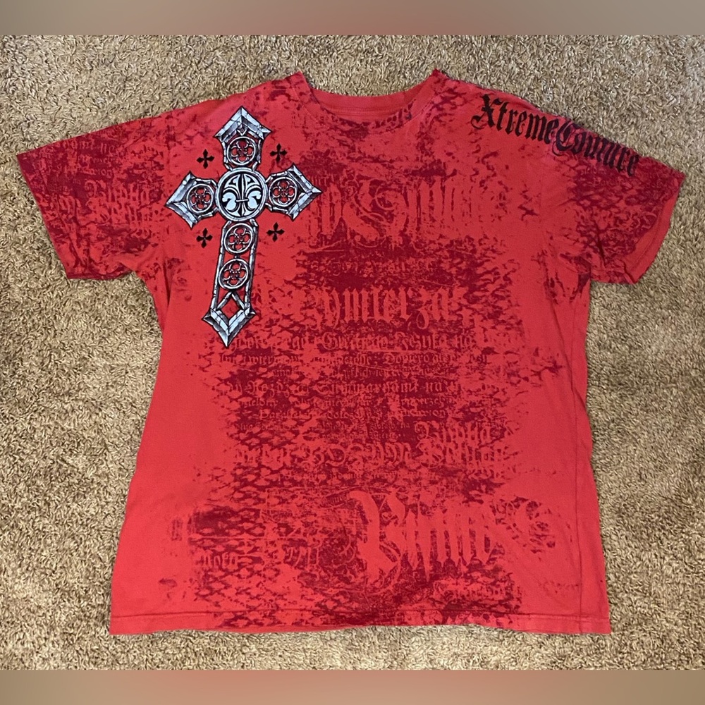 Xtreme Cuture Red Short Sleeve Shirt XXL.